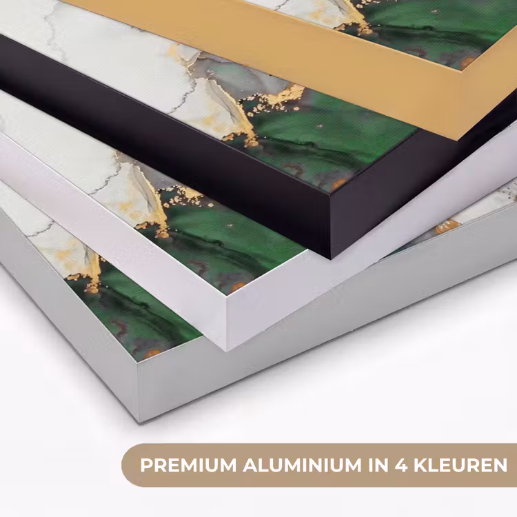 Art Frame - Marmer - Goud - Groen - Luxe — 5