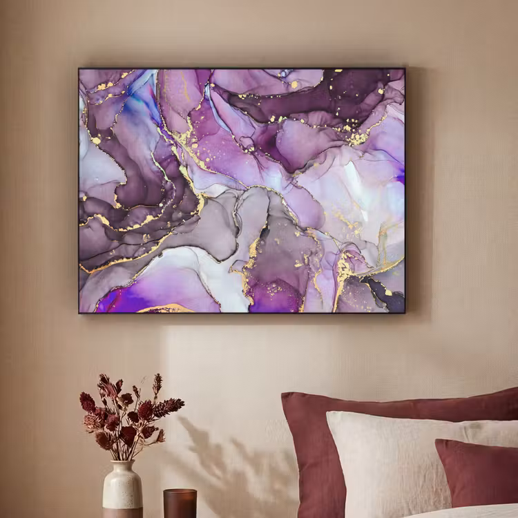 Art Frame - Marmer - Roze - Paars - Gold — 2