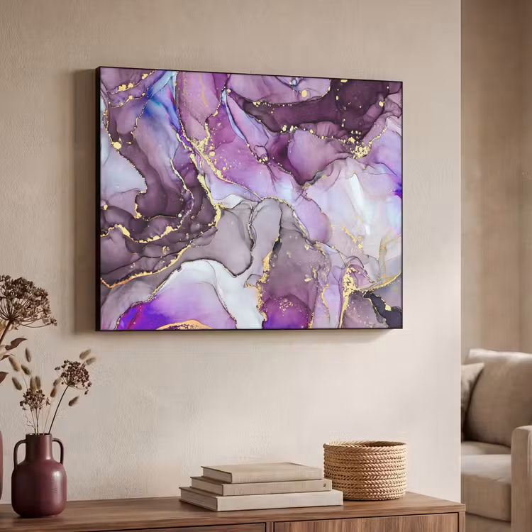 Art Frame - Marmer - Roze - Paars - Gold — 4