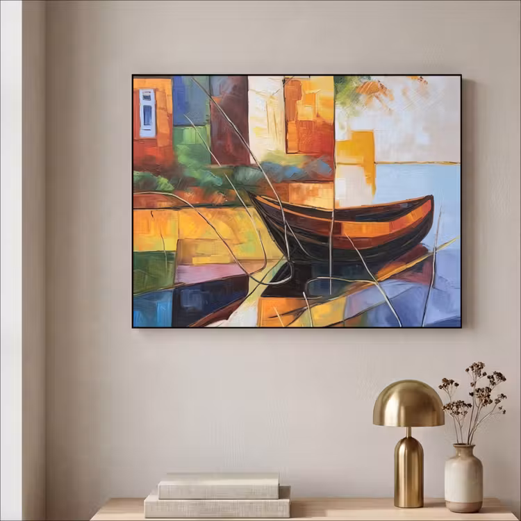 Art Frame - Abstract - Kunst - Boot - Kleuren — 3