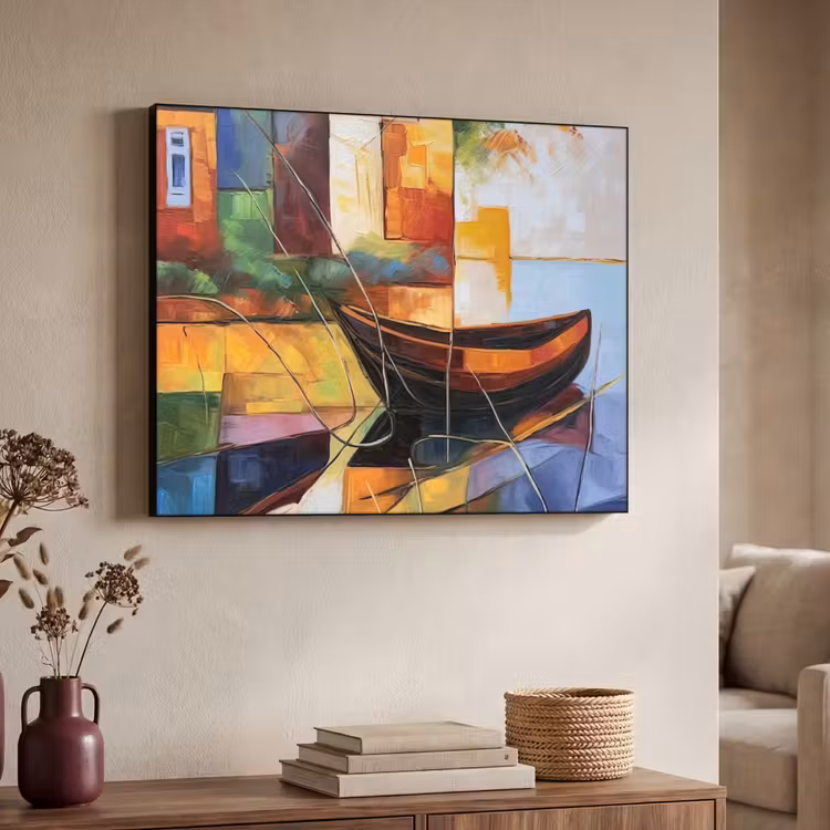Art Frame - Abstract - Kunst - Boot - Kleuren — 4