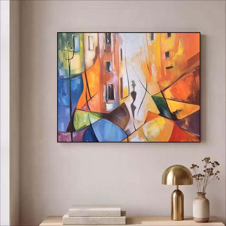 Art Frame - Abstract - Kunst - Schilderij - Kleuren — 3