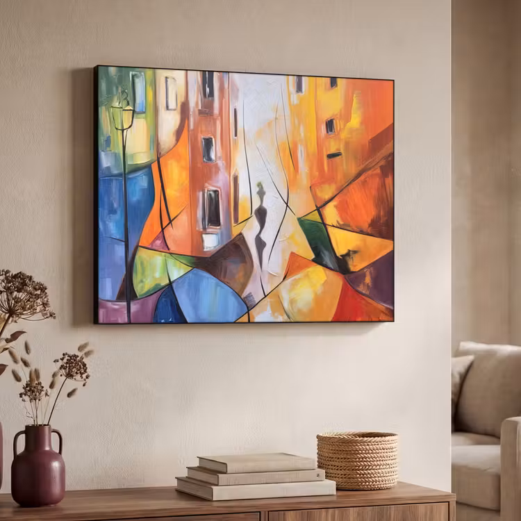Art Frame - Abstract - Kunst - Schilderij - Kleuren — 4