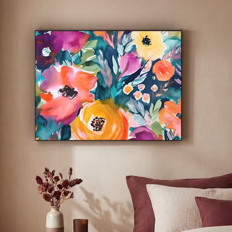 Art Frame - Bloemen - Olieverf - Kunst - Natuur — 2