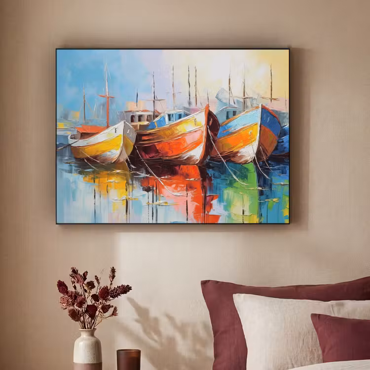 Art Frame - Boten - Kunst - Kleuren - Schilderij — 2