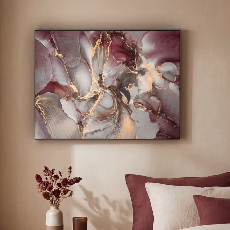 Art Frame - Goud - Marmer - Paars — 2