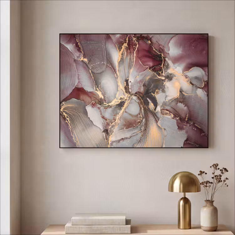 Art Frame - Goud - Marmer - Paars — 3