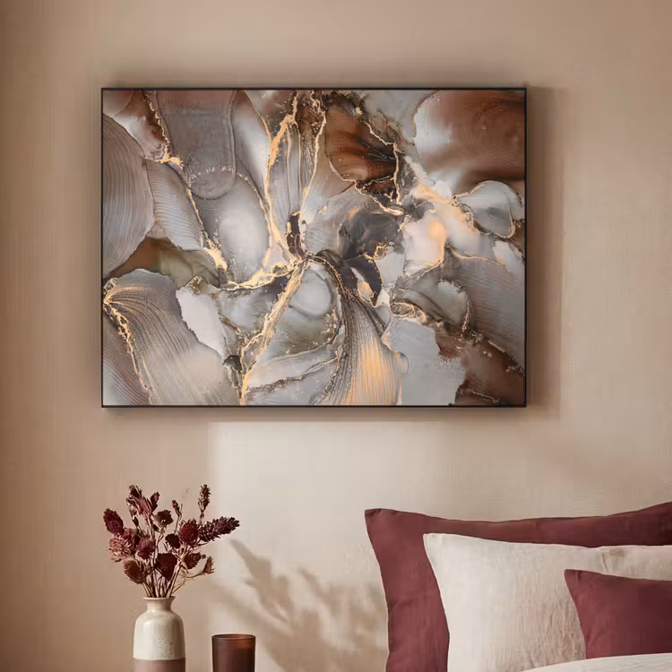 Art Frame - Grijs - Goud - Marmer - Marmerlook — 2