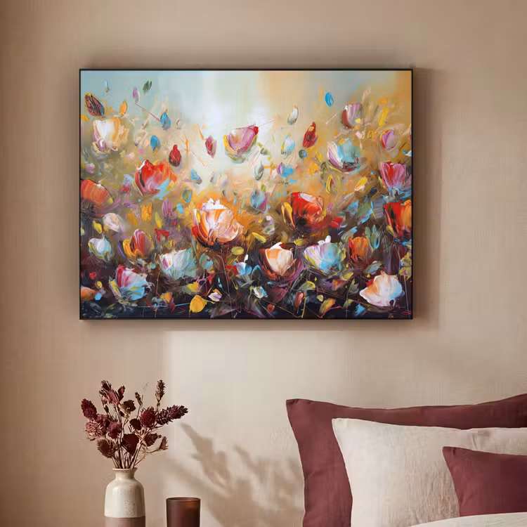 Art Frame - Bloemen - Kunst - Natuur - Olieverf — 2