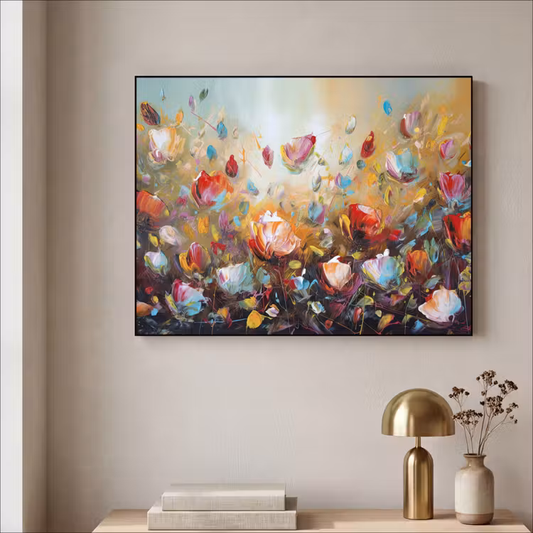 Art Frame - Bloemen - Kunst - Natuur - Olieverf — 3