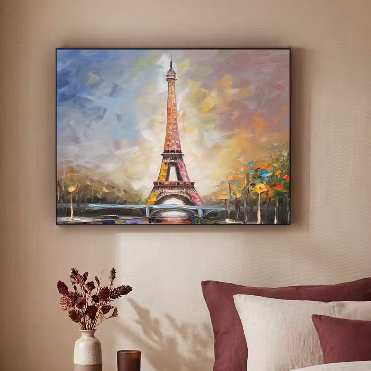 Art Frame - Eiffeltoren - Schilderij - Olieverf - Parijs — 2