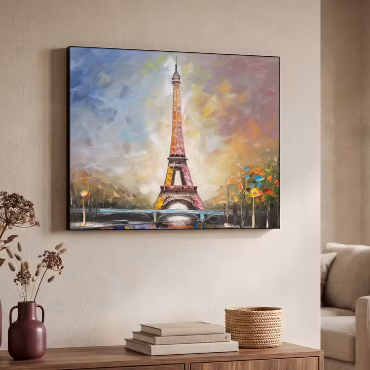 Art Frame - Eiffeltoren - Schilderij - Olieverf - Parijs — 4