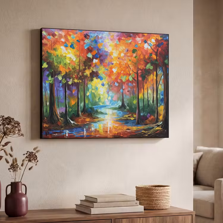 Art Frame - Landschap - Bos - Kleuren - Natuur — 4