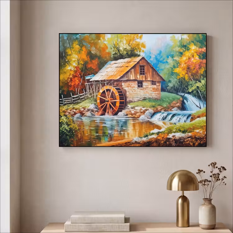 Art Frame - Landschap - Schilderij - Huis - Kunst - Herfst — 3