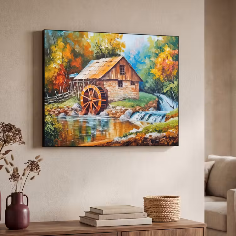 Art Frame - Landschap - Schilderij - Huis - Kunst - Herfst — 4