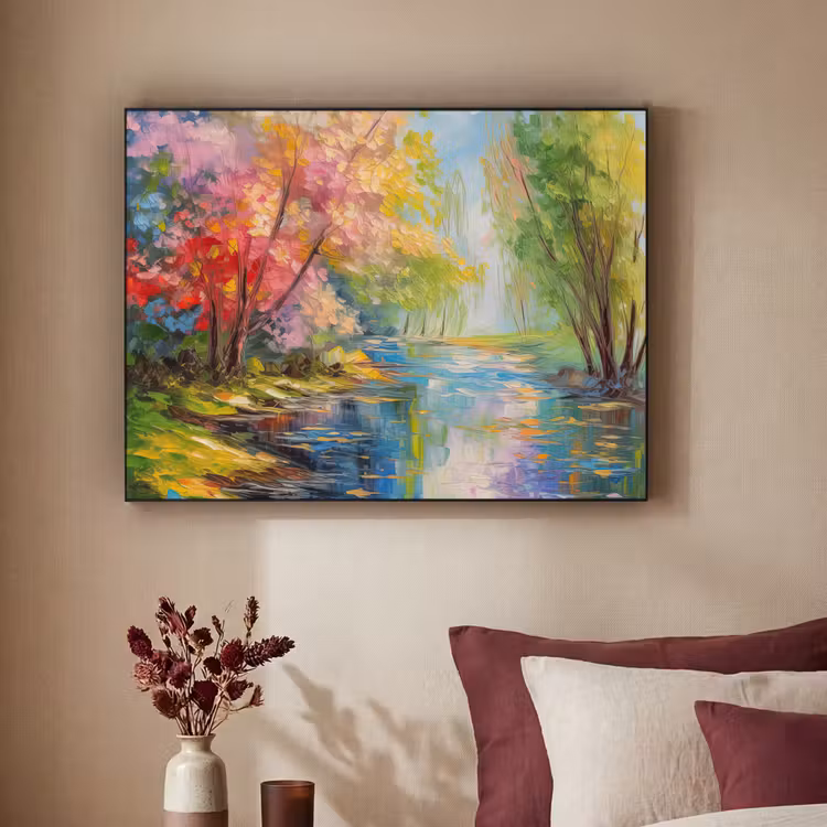 Art Frame - Olieverf - Landschap - Natuur - Kleurrijk — 2