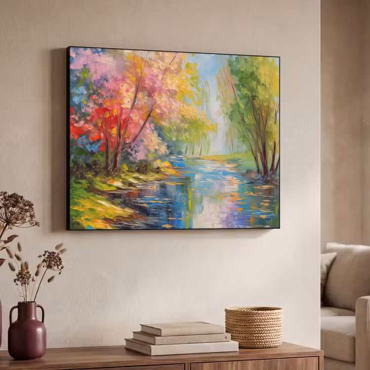 Art Frame - Olieverf - Landschap - Natuur - Kleurrijk — 4