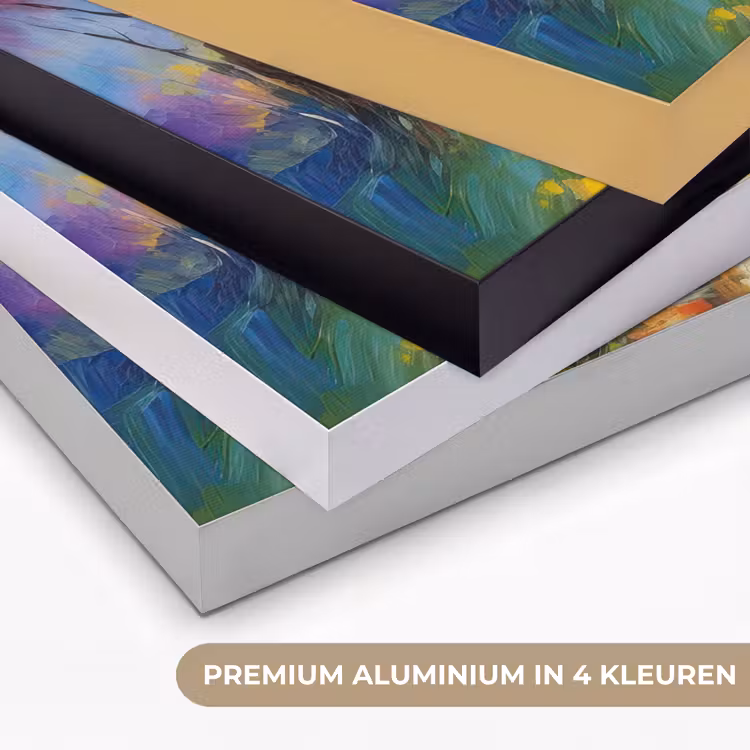 Art Frame - Landschap - Kleurrijk - Olieverf - Kunst — 5