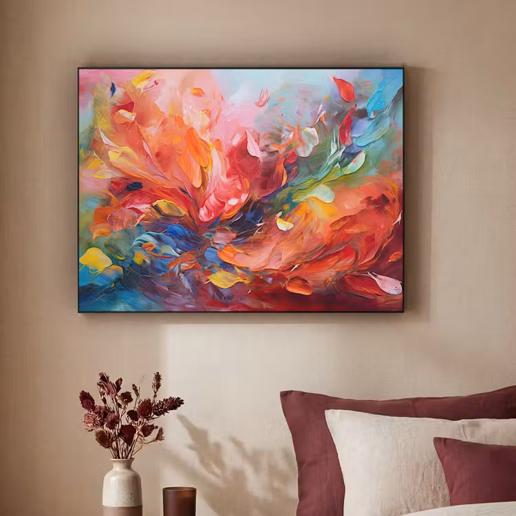 Art Frame - Olieverf - Kunst - Abstract - Kleurrijk — 2