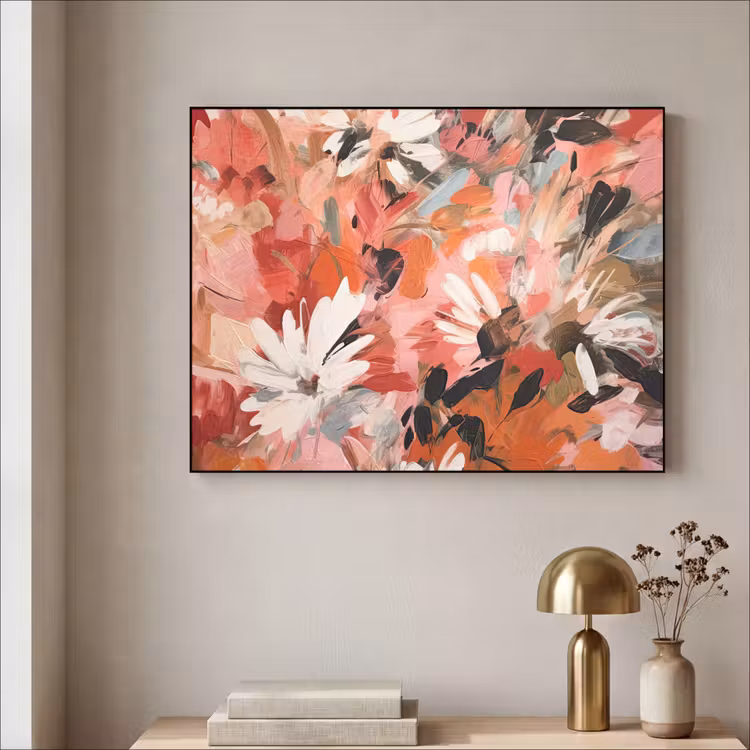 Art Frame - Bloemen - Kunst - Abstract - Verf — 3