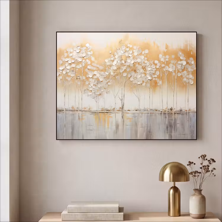 Art Frame - Bomen - Kunst - Acryl - Natuur — 3