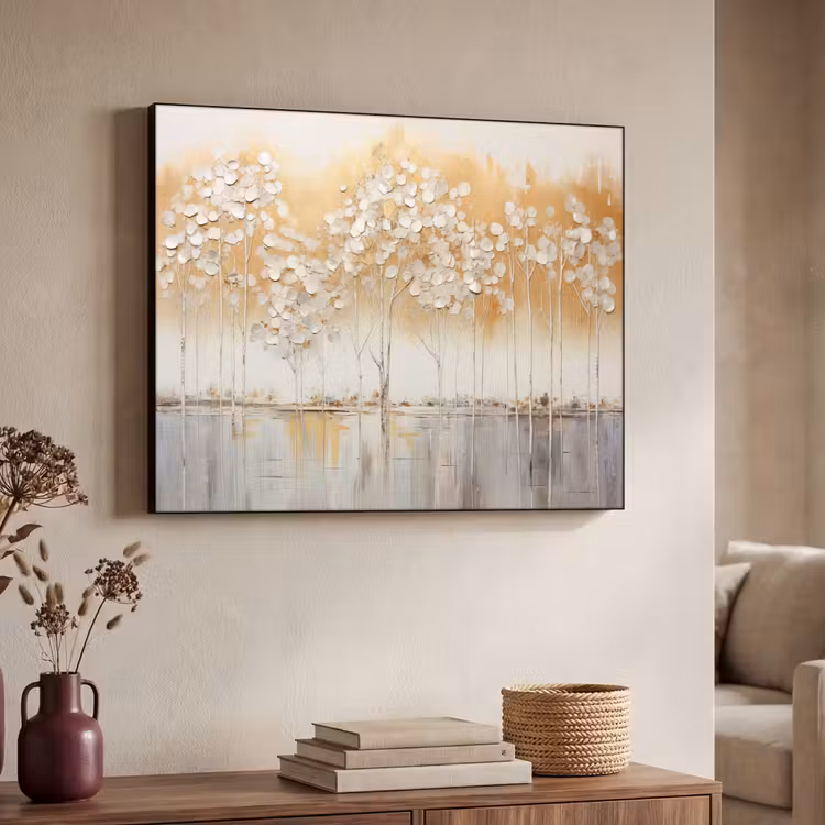 Art Frame - Bomen - Kunst - Acryl - Natuur — 4