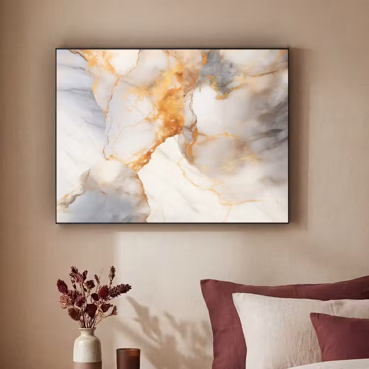 Art Frame - Marmer - Grijs - Goud — 2