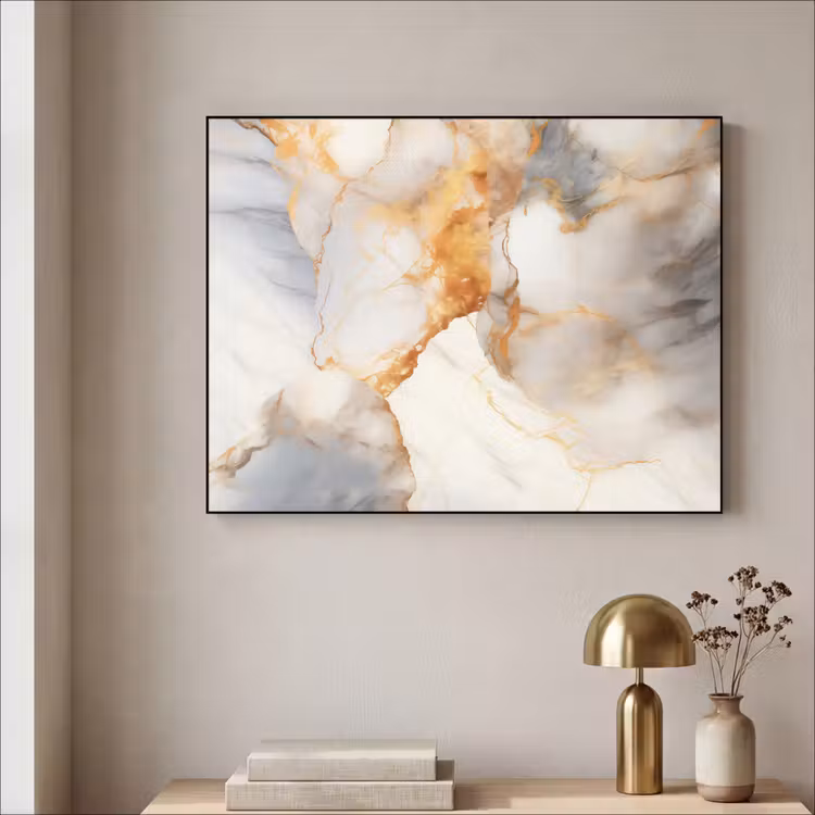 Art Frame - Marmer - Grijs - Goud — 3