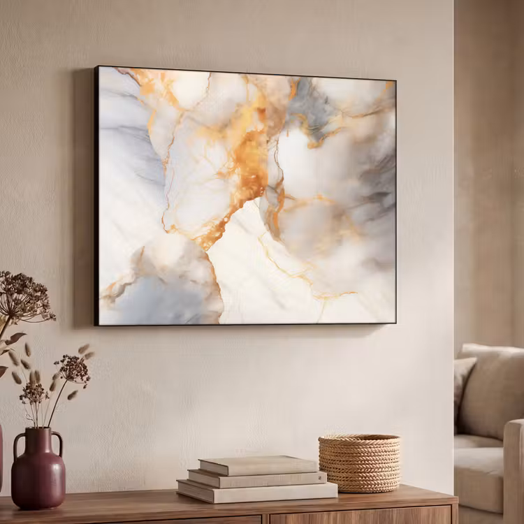 Art Frame - Marmer - Grijs - Goud — 4