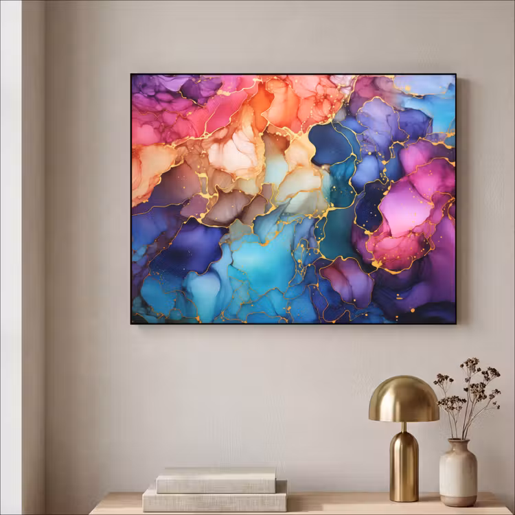 Art Frame - Marmer - Kleurrijk - Kleuren - Abstract — 3