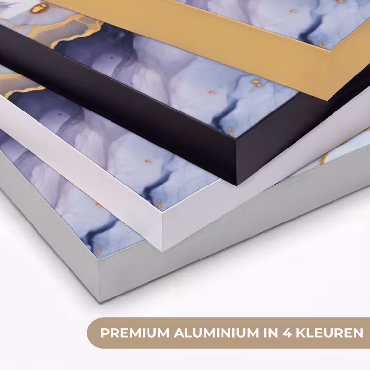 Art Frame - Marmer - Paars - Lila - Goud - Abstract — 5