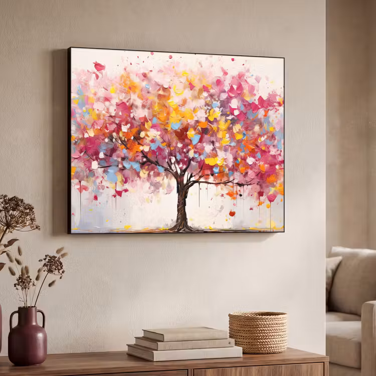 Art Frame - Aquarel - Boom - Kunst - Abstract — 4