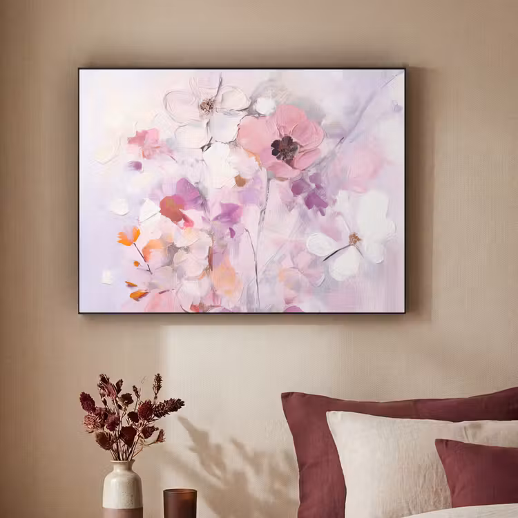 Art Frame - Bloemen - Lila - Watercolor - Kunst — 2