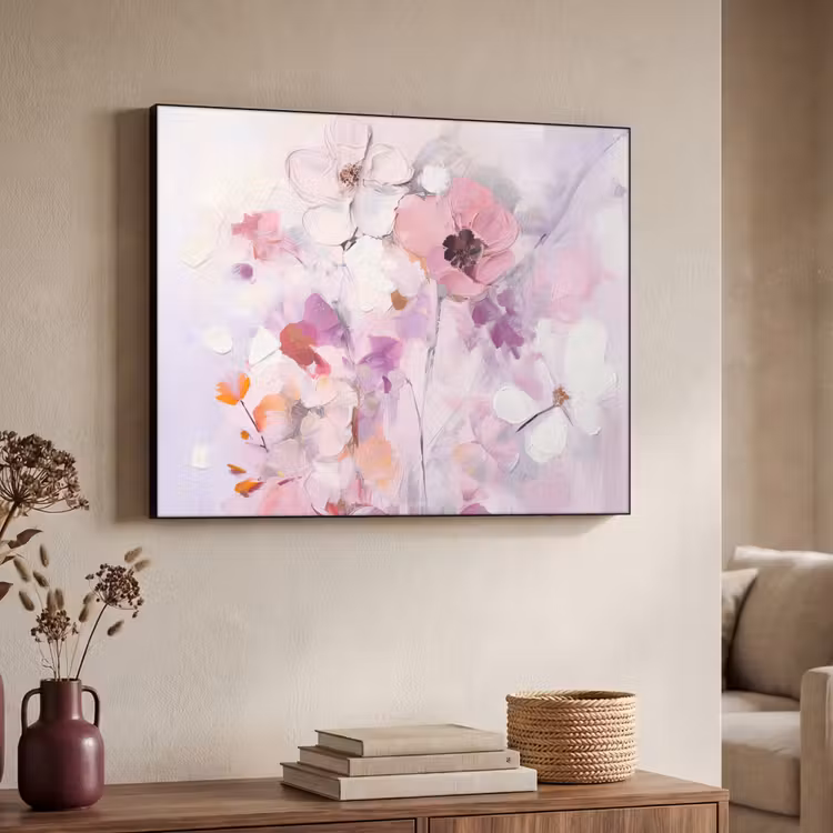 Art Frame - Bloemen - Lila - Watercolor - Kunst — 4