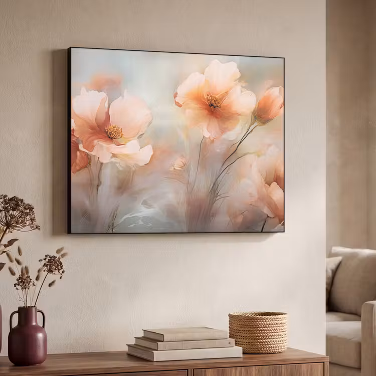 Art Frame - Bloemen - Pastel - Kunst - Klaprozen - Watercolor — 4