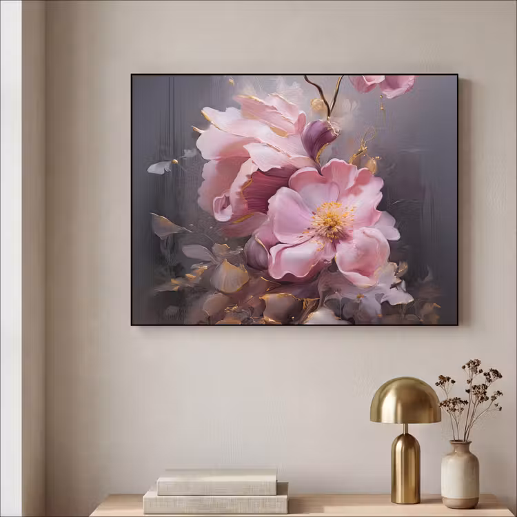 Art Frame - Bloemen - Roze - Stilleven - Kunst — 3