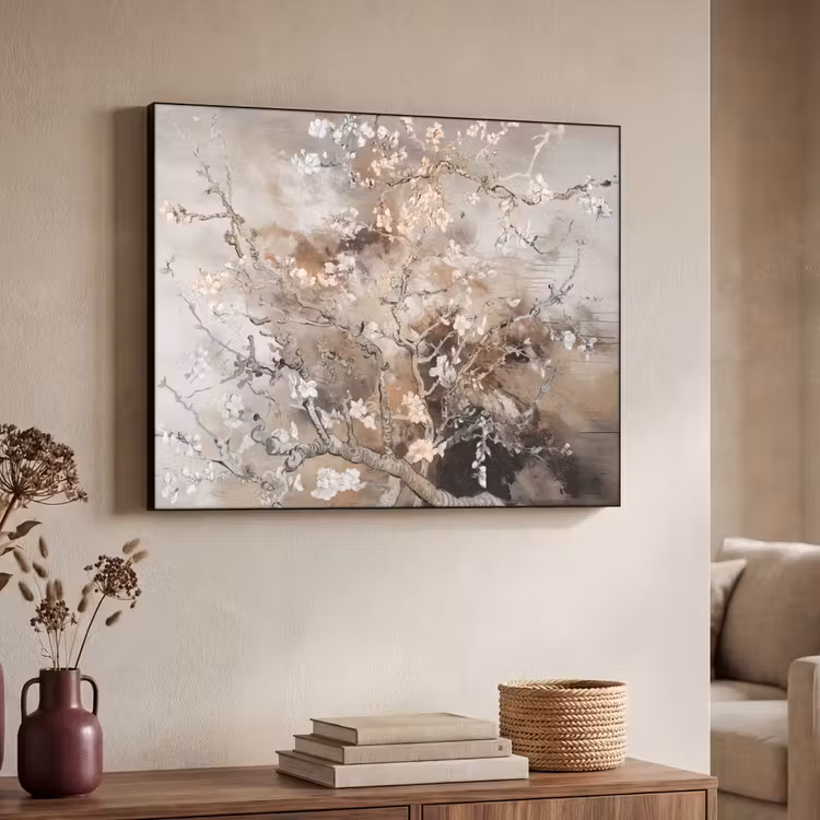 Art Frame - Amandelbloesem - Kunst - Van Gogh - Beige - Abstract — 4
