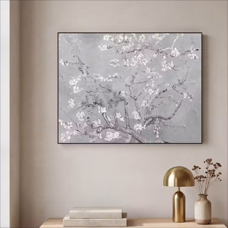 Art Frame - Amandelbloesem - Kunst - Van Gogh - Grijs — 3