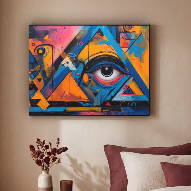Art Frame - Graffiti - Kleuren - Oog - Kunst — 2