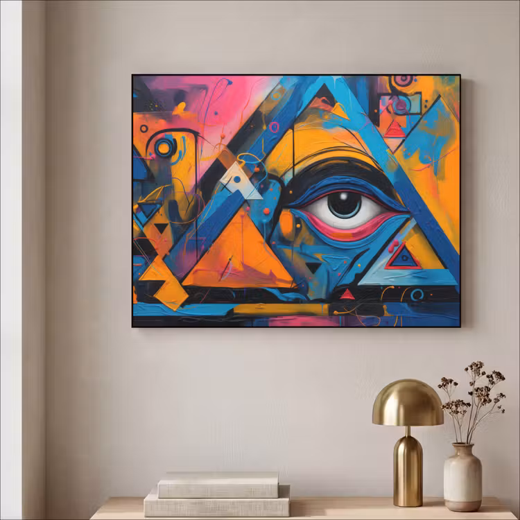 Art Frame - Graffiti - Kleuren - Oog - Kunst — 3