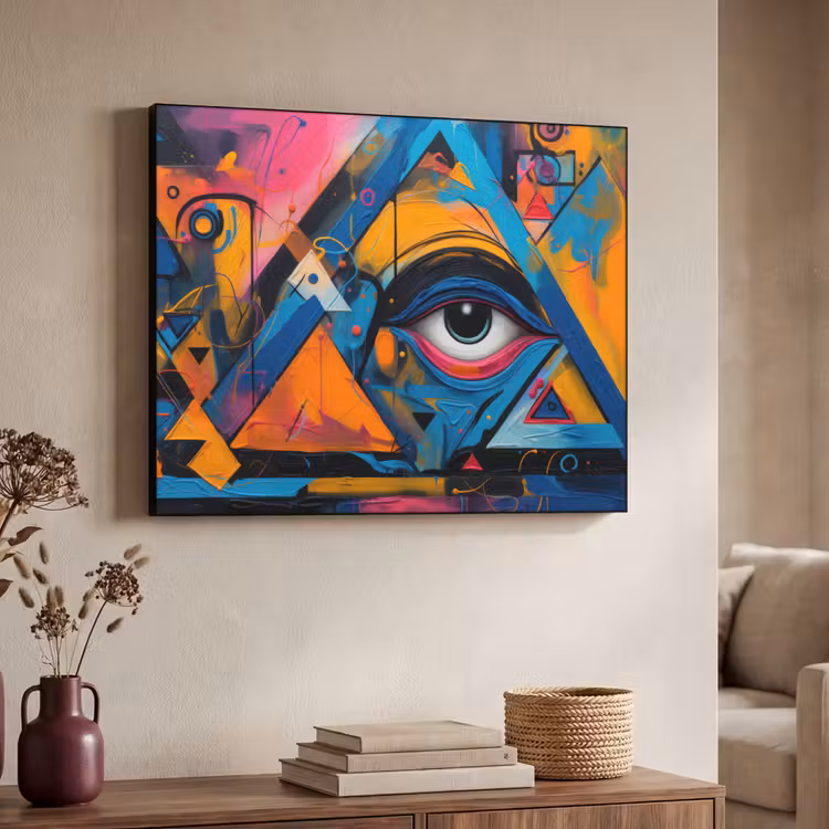 Art Frame - Graffiti - Kleuren - Oog - Kunst — 4