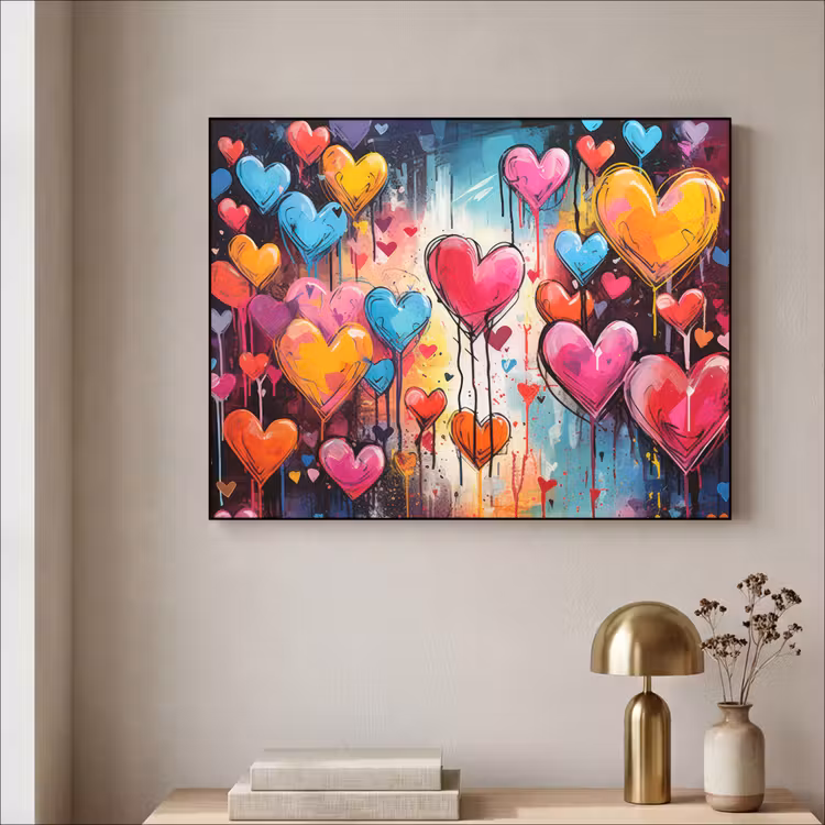 Art Frame - Hartjes - Kleuren - Kunst - Liefde — 3