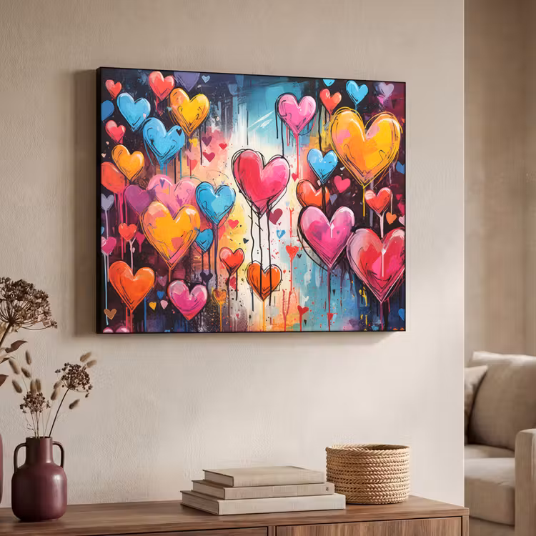 Art Frame - Hartjes - Kleuren - Kunst - Liefde — 4