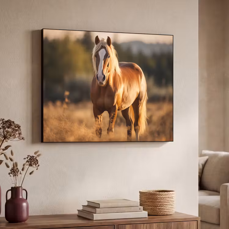 Art Frame - Paard - Bruin - Natuur - Weiland - Dier — 4