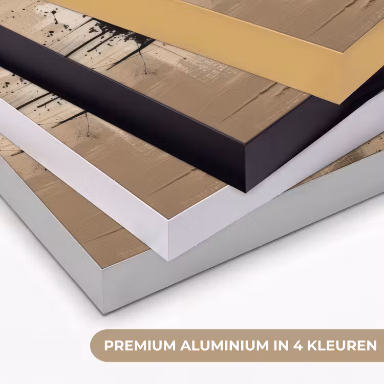 Art Frame - Abstract - Zwart - Goud - Modern — 5