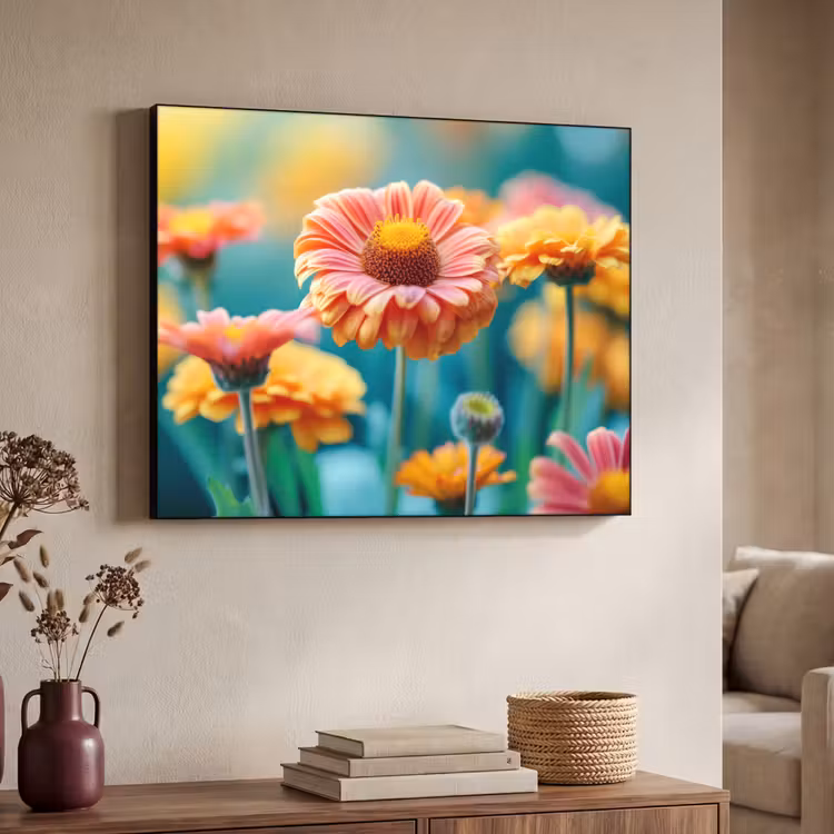 Art Frame - Bloemen - Kleurrijk - Natuur - Gerbera — 4