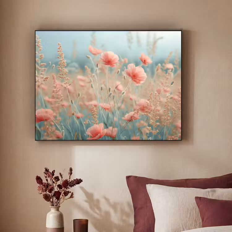 Art Frame - Bloemen - Natuur - Klaprozen - Bloemenveld — 2