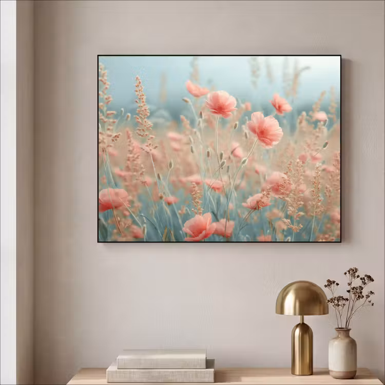 Art Frame - Bloemen - Natuur - Klaprozen - Bloemenveld — 3