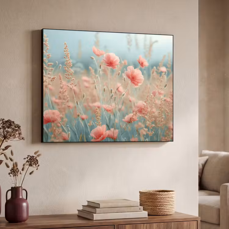 Art Frame - Bloemen - Natuur - Klaprozen - Bloemenveld — 4