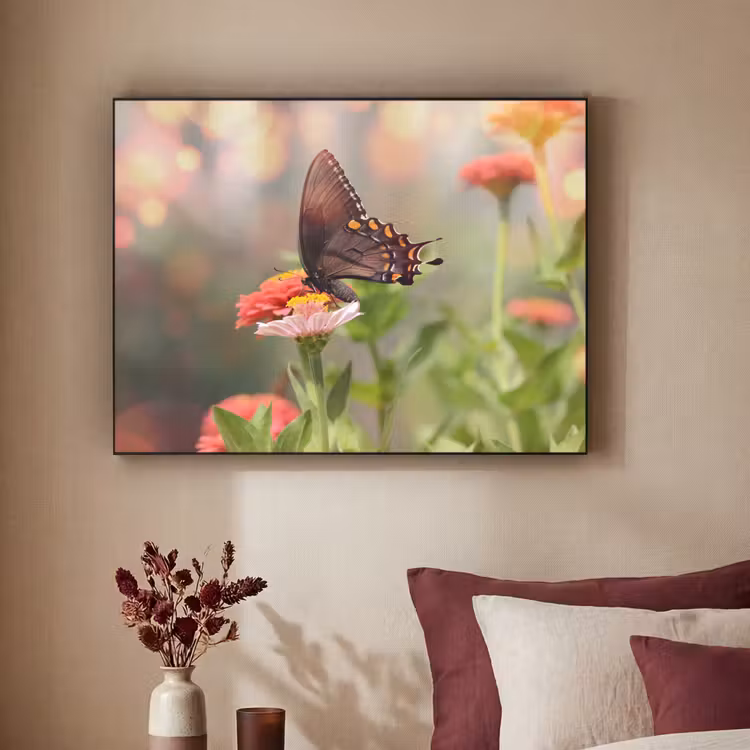 Art Frame - Bloemen - Vlinder - Natuur - Bloem — 2